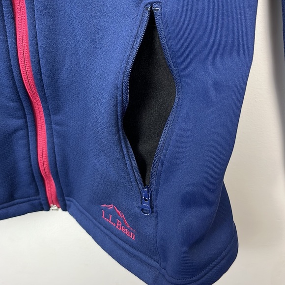 L.L.Bean Zip Up Sweater Soft Shell Jacket - Picture 4 of 15